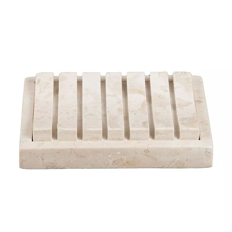 Iseda Marble Stone Bathroom Tray Carrara funfun ọṣẹ onigun mẹrin pẹlu Owo to dara julọ (1)