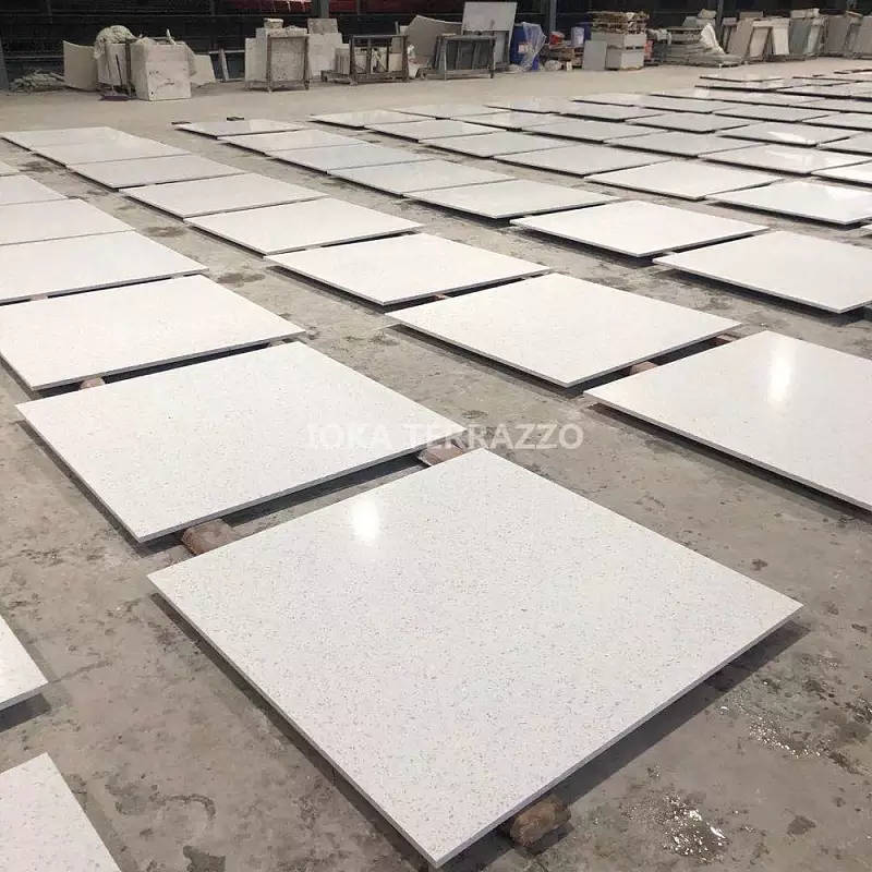 Floor Price precast Terrazzo floor Tiles cement matt polish outdoor indoor table kitchen countertop slabs (5)